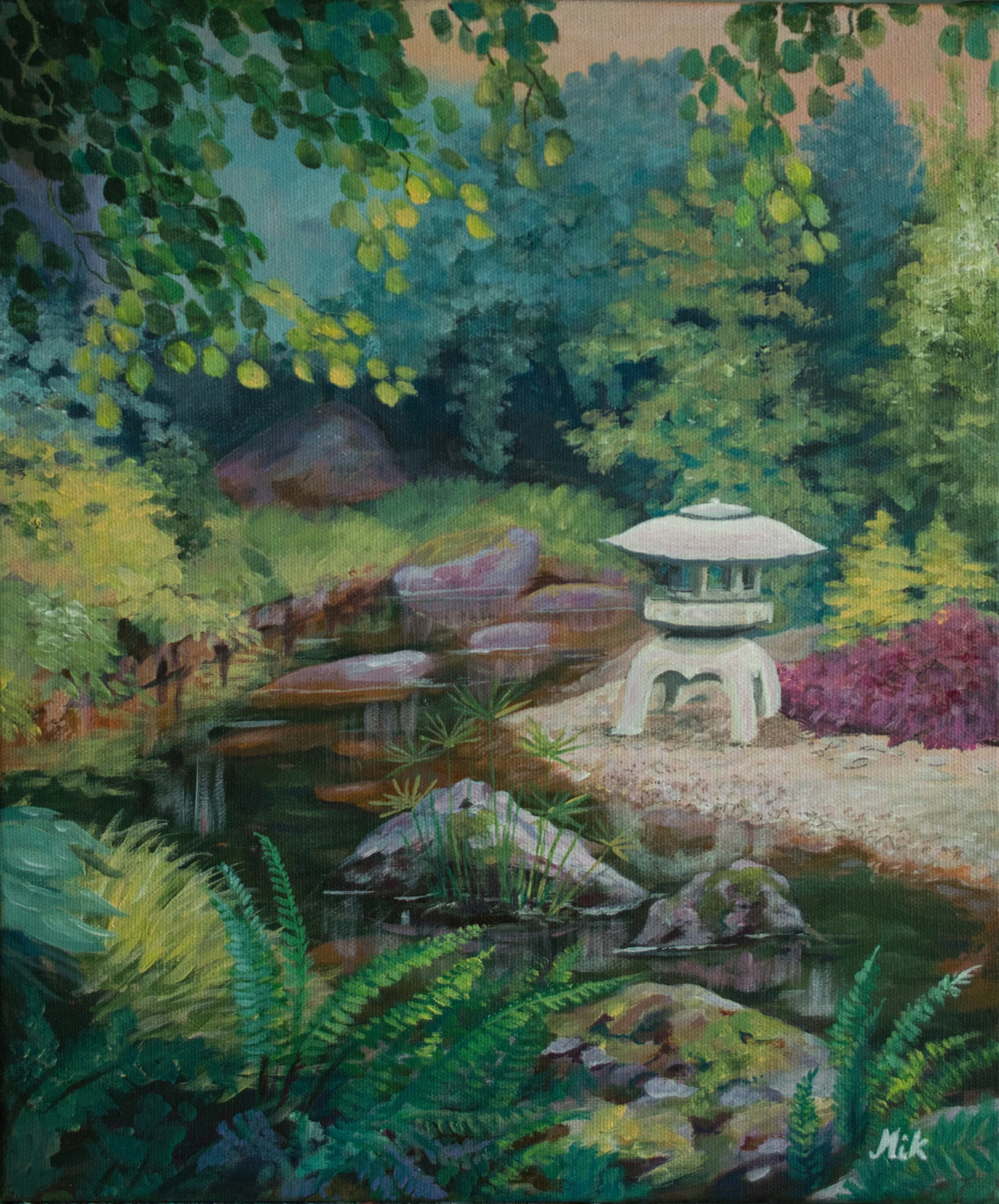 Jardin Japonais 1 — œuvre de Mikel Richard