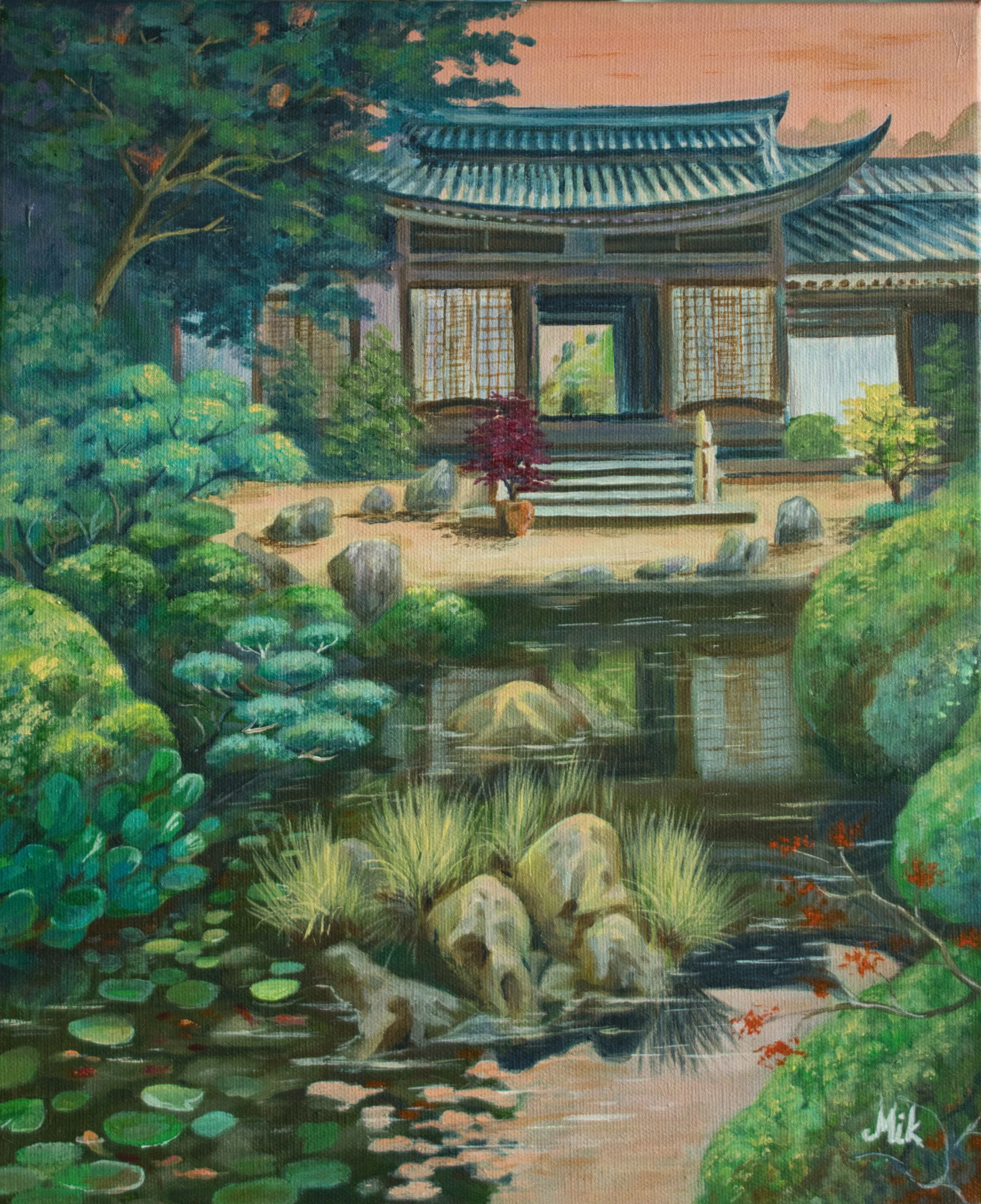 Jardin Japonais 2 — œuvre de Mikel Richard