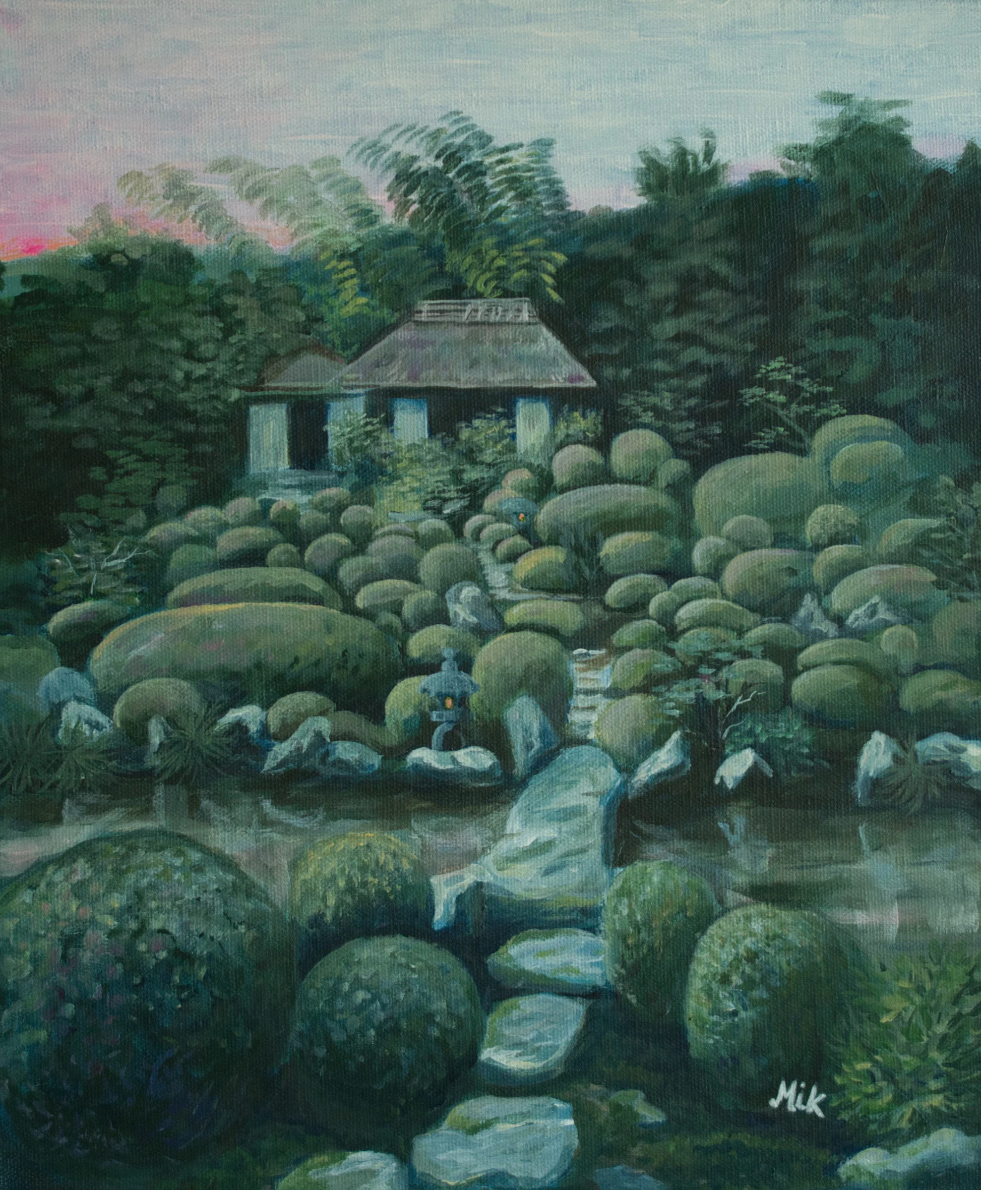 Jardin japonais 4 — œuvre de Mikel Richard