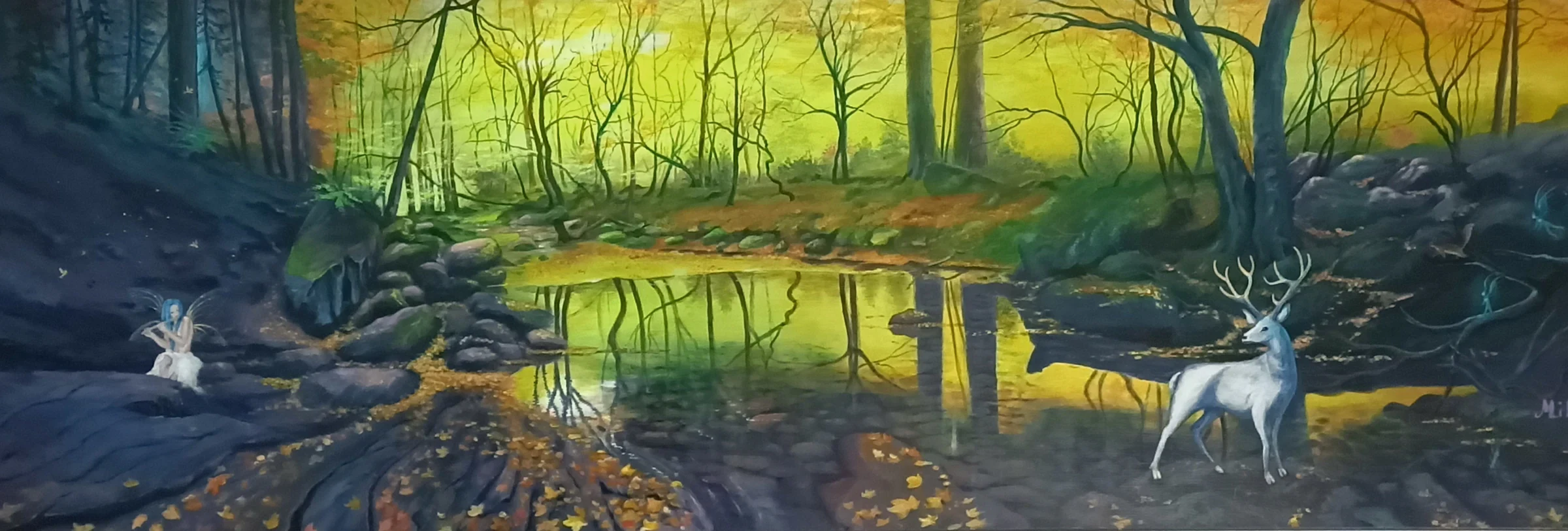 Le jardin des elfes — œuvre de Mikel Richard